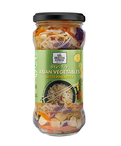 Ασιατικά Λαχανικά με Ανανά Ανάμικτα Stir Fry  330gr ORIENTAL EXPRESS 
